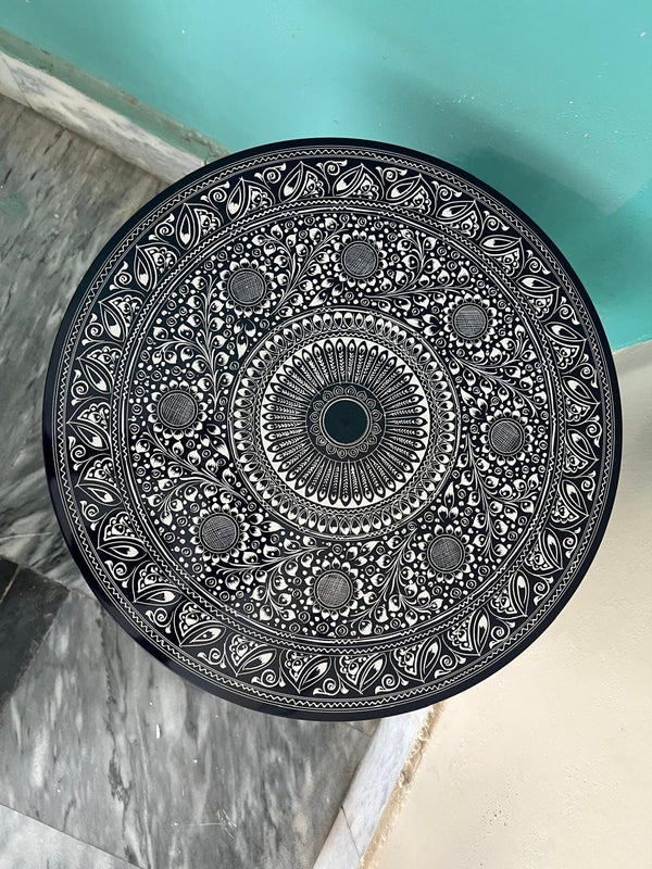 Blue & White Art Coffee Table