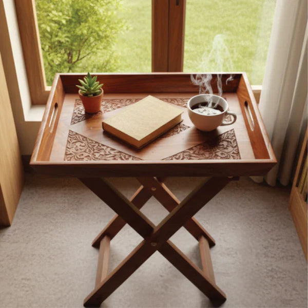 Folding Side Table Coffee Table Serving Table