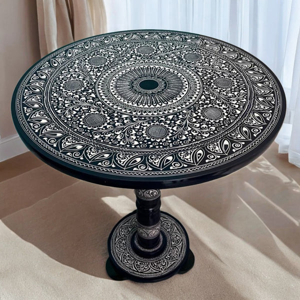 Blue & White Art Coffee Table