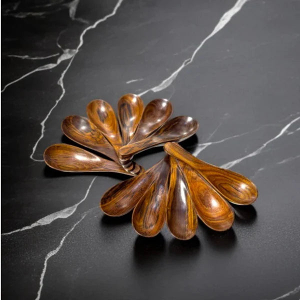 Wooden Soup Spoon Set – 7 Pieces